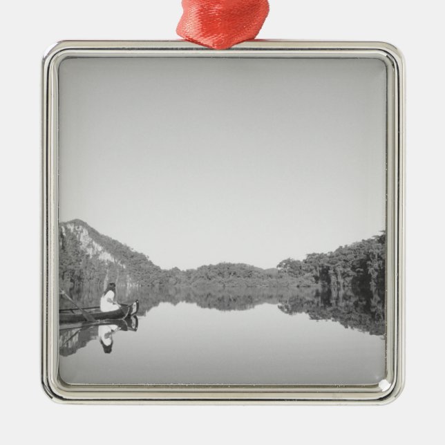 Mexiko, Conanp-skogsvaktarn patrullerar med sin so Julgransprydnad Metall (Framsidan)