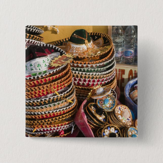 Mexiko, Cozumel. Souvenirerna på Isla de Cozumel Knapp (Framsida)