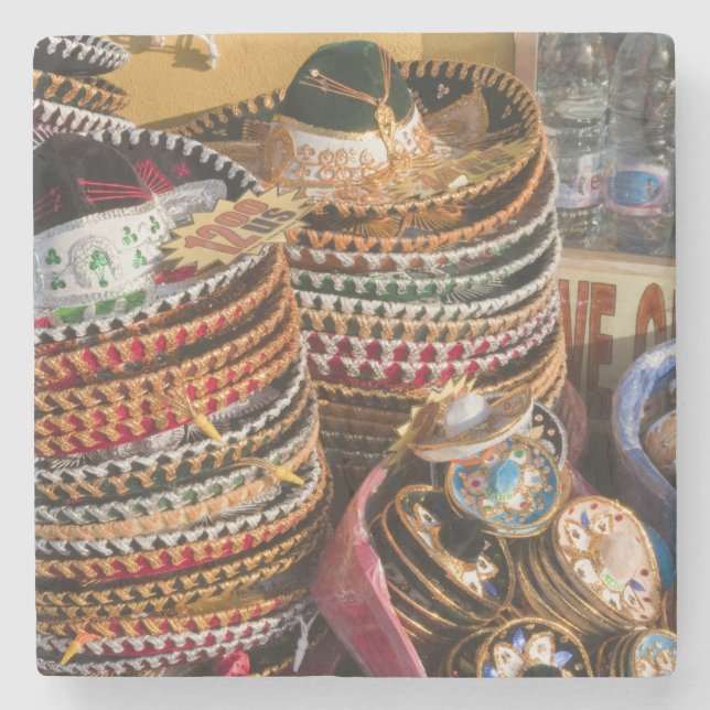 Mexiko, Cozumel. Souvenirerna på Isla de Cozumel Stenunderlägg (Framsidan)