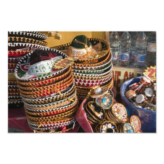 Mexiko, Cozumel. Souvenirs på Isla de Cozumel Fototryck (Framsidan)