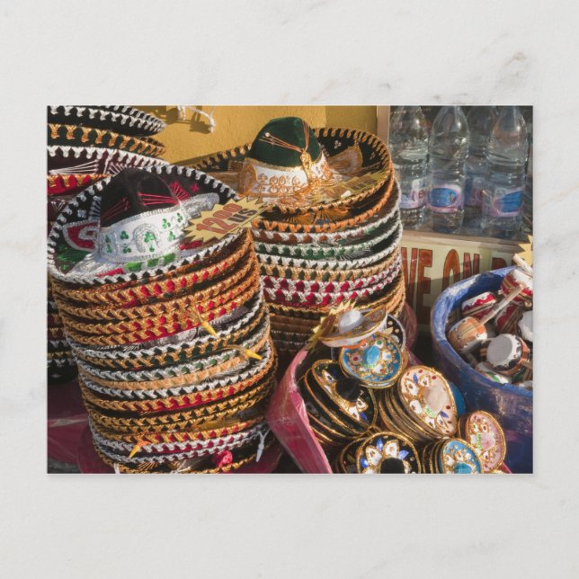 Mexiko, Cozumel. Souvenirs på Isla de Cozumel Vykort (Framsida)