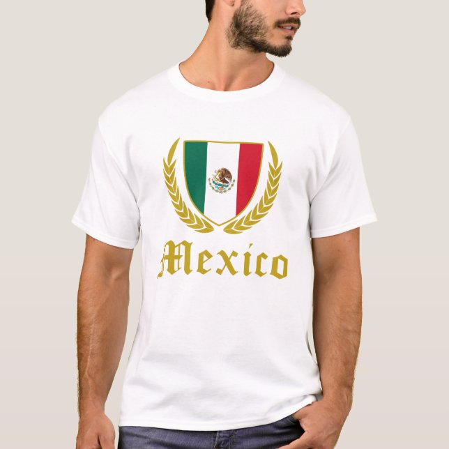Mexiko Crest Tee Shirt (Framsida)