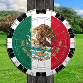 Mexiko Dartboard, speltavla, Mexikanska Flagga Darttavla