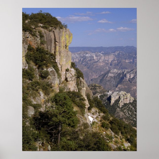 Mexiko, delstaten Chihuahua, koppar Canyon. 2 Poster (Framsidan)