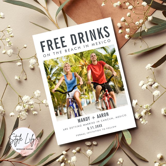 Mexiko Destination Wedding Photo Spara Datumet (Skapare uppladdad)