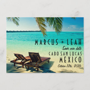 Mexiko Destinationsbröllop Spara datum Datumet