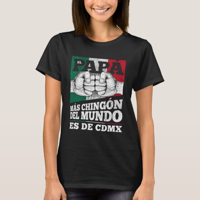 Mexiko Dia del papá T Shirt (Framsida)