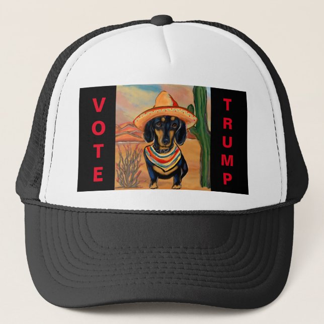 Mexiko Doxie Trucker Hatt Keps (Framsida)