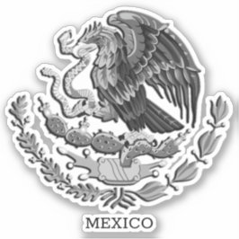 Mexiko & Eagle, Mexikanska Flagga Klistermärken