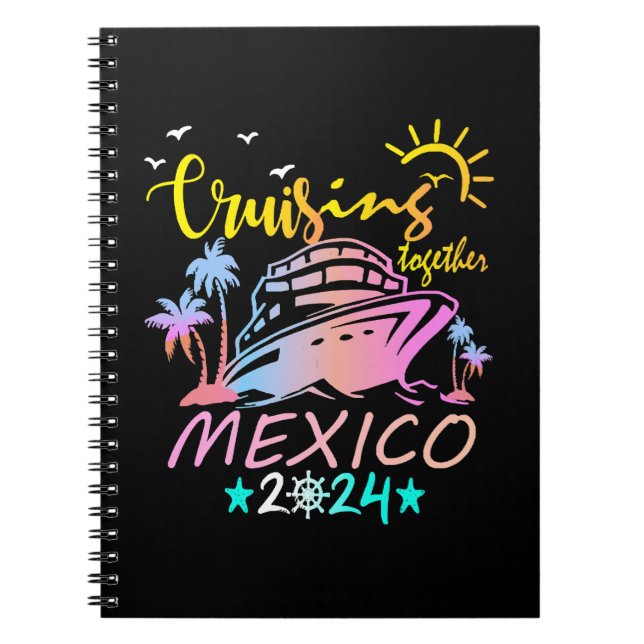Mexiko familjekryssning anteckningsbok (Framsidan)