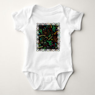 Mexiko Fiesta Mönster T Shirt