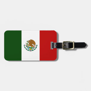 Mexiko flagga bagagebricka