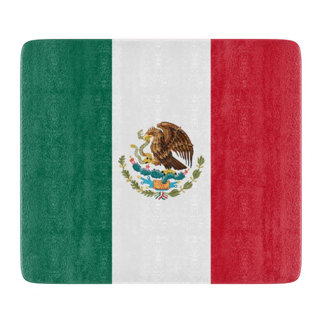 Mexiko Flagga, Bandera de Mexikanska republiken (Framsidan)