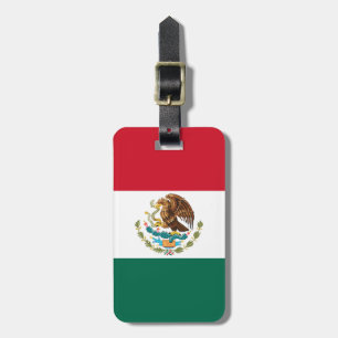 Mexiko Flagga, Bandera de Mexikanska republiken Bagagebricka