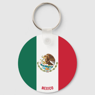 Mexiko Flagga Charming Patriotic Nyckelring