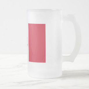 Mexiko Flagga Frostat Ölglas