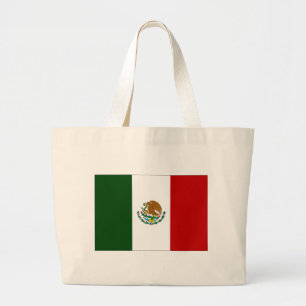 Mexiko flagga jumbo tygkasse