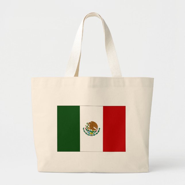 Mexiko flagga jumbo tygkasse (Framsidan)