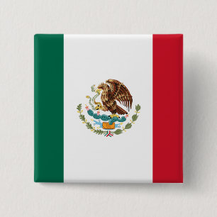 Mexiko Flagga, knapp