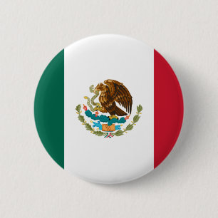 Mexiko Flagga Knapp