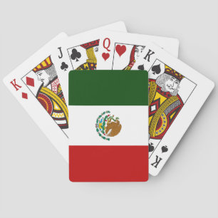 Mexiko flagga kortlek