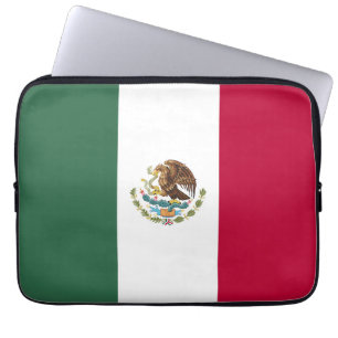 Mexiko flagga laptop fodral