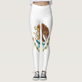 Mexiko flagga leggings