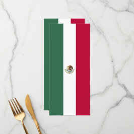 Mexiko flagga meny