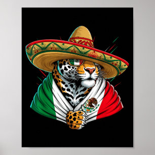 Mexiko Flagga Mexikansk Stolthet Mexikanska Rötter Poster