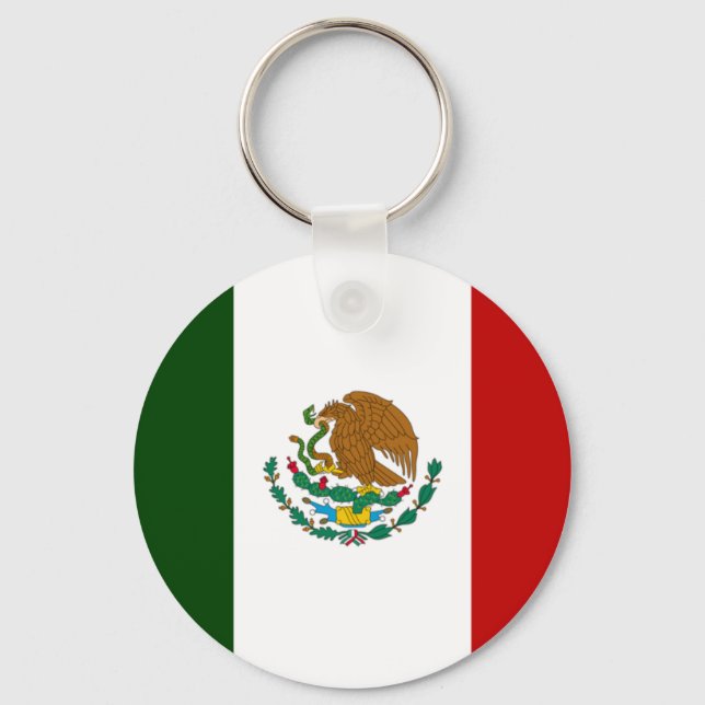 Mexiko flagga nyckelring (Framsida)