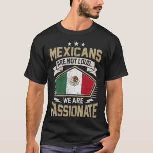 Mexiko Flagga Passionate Mexicans Girls & Women T Shirt