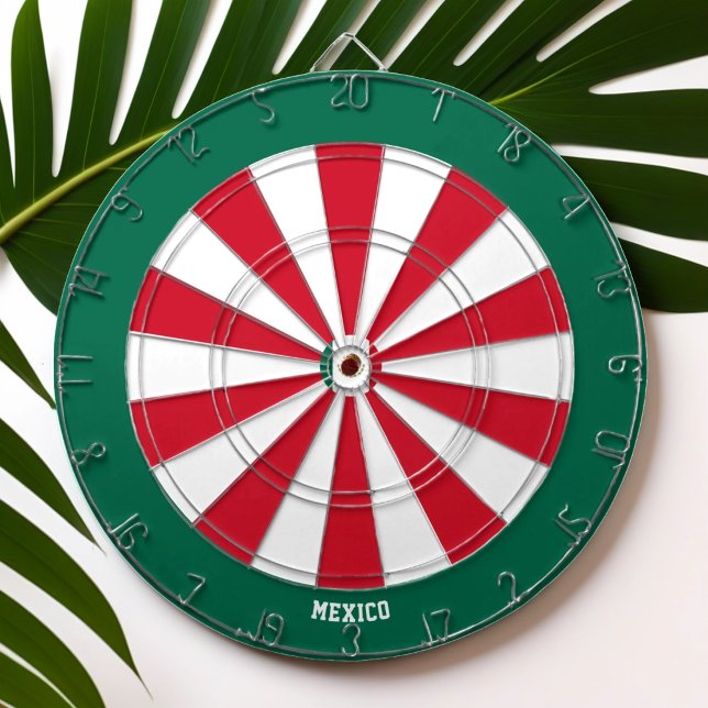 Mexiko Flagga Patriots Bullseye Darttavla (Skapare uppladdad)