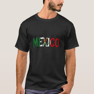 Mexiko Flagga Pride Mexikanska hermiskt kulturarv  T Shirt