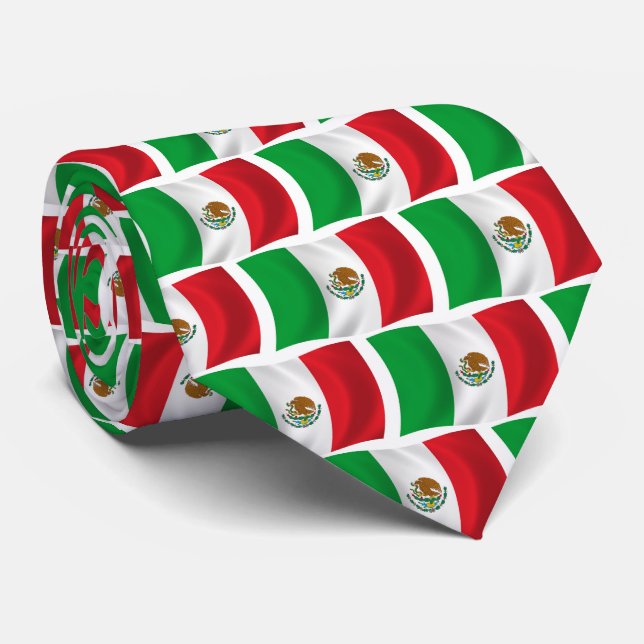 Mexiko Flagga Slipknot Slips (Rullad)
