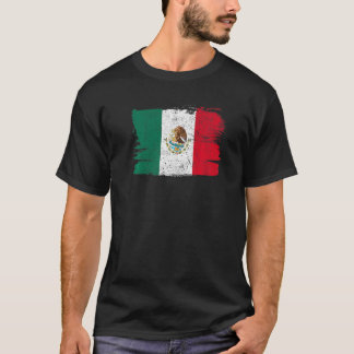 Mexiko Flagga Stolthet Vänskap Stolthet Fred Vinta T Shirt