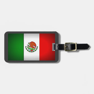 Mexiko Flagga Stylized Bagagebricka