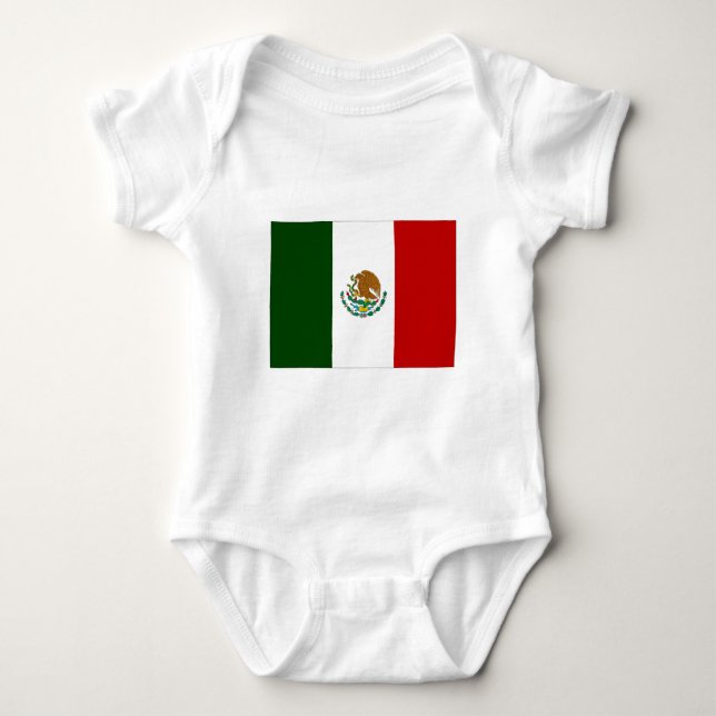 Mexiko flagga t shirt (Framsida)