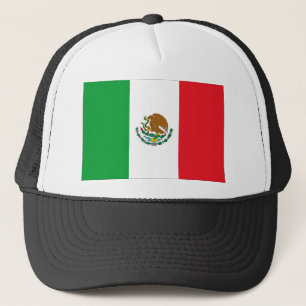 Mexiko Flagga T-Shirt Mexikanska Flagga Truckerkeps