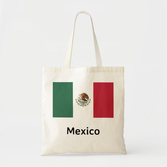 Mexiko Flagga Tygkasse (Framsidan)
