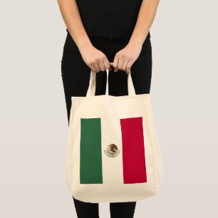 Mexiko flagga tygkasse