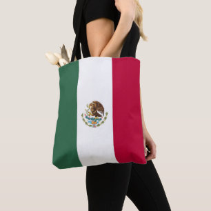 Mexiko flagga tygkasse