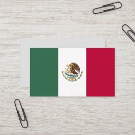 Mexiko flagga visitkort