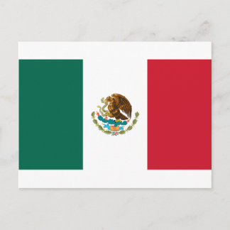 Mexiko Flagga Vykort