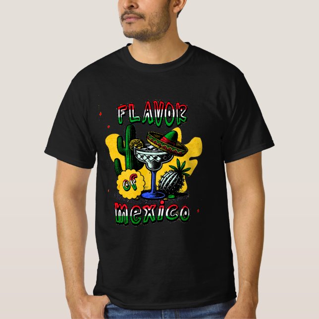 Mexiko Flavor Manar T-Shirt (Framsida)