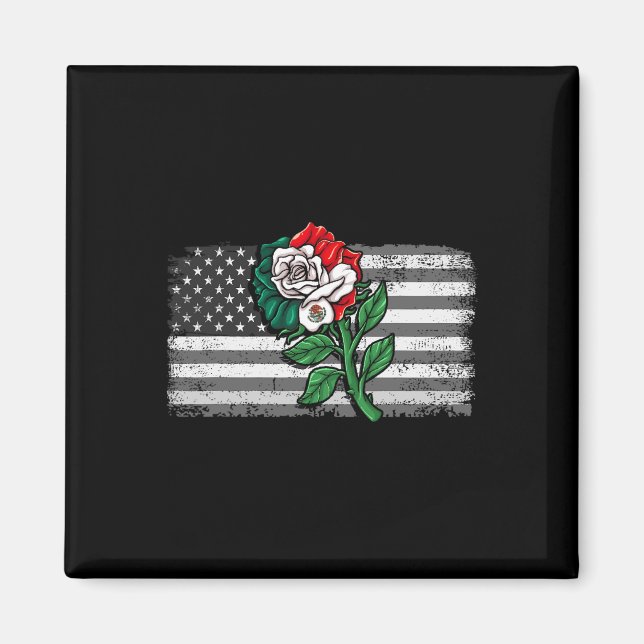 Mexiko Förenta staternas Flagga Mexikanska Flagga  Magnet (Framsidan)