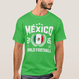 Mexiko Fotboll 2026 T Shirt