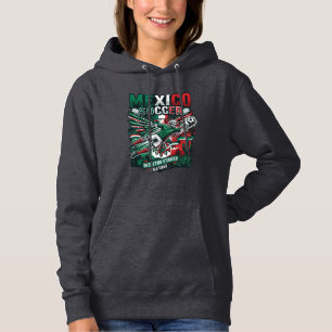 Mexiko Fotboll Skelett Anfallare Nationer Premium  T Shirt