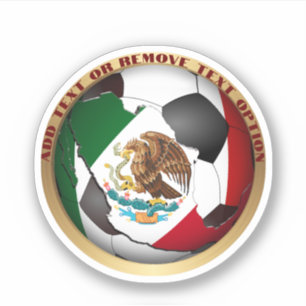 Mexiko Fotboll Sport Klistermärken