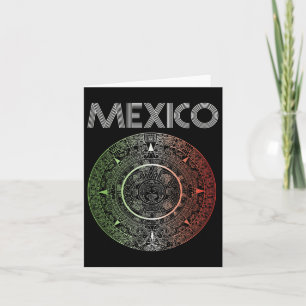 Mexiko fotbollslag Aztec mexikansk latino boll Kort