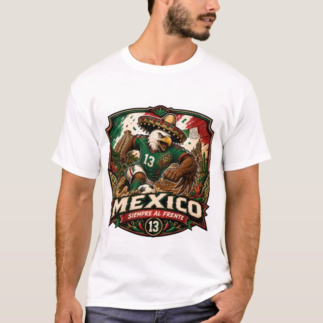 Mexiko fotbollströja t shirt (Framsida)